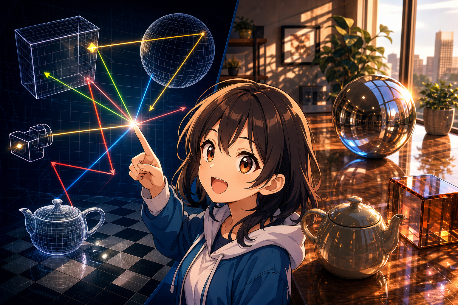 まるで現実！光を物理的に計算する究極のCG技術