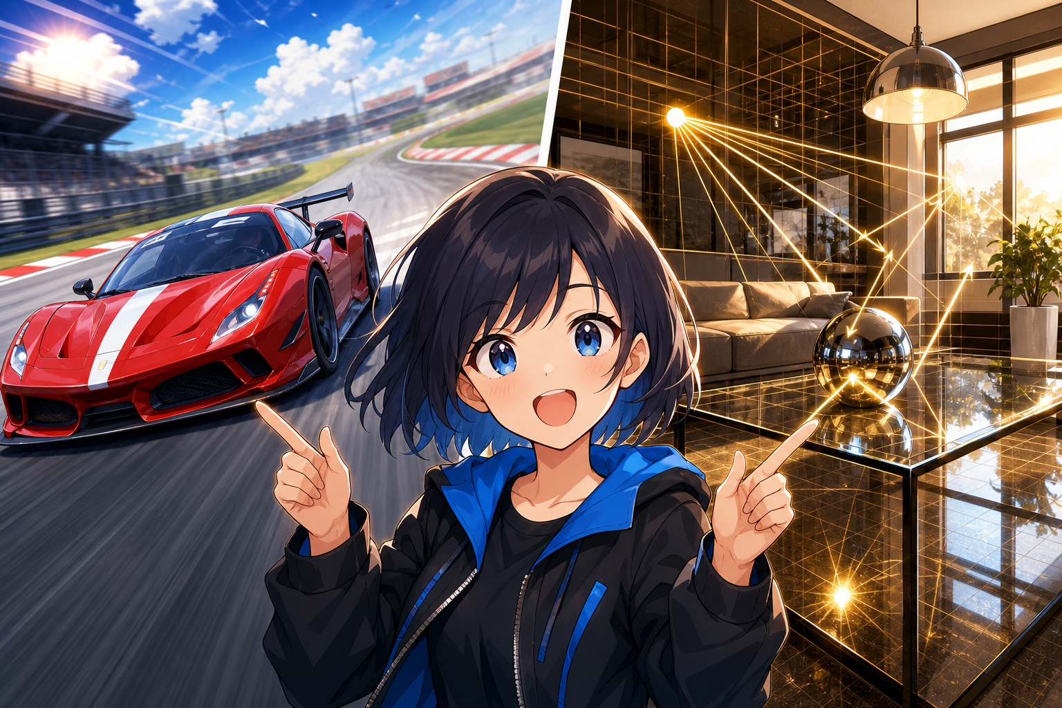 正しい英語は「ray tracing」！「racing（レース）」とは無関係