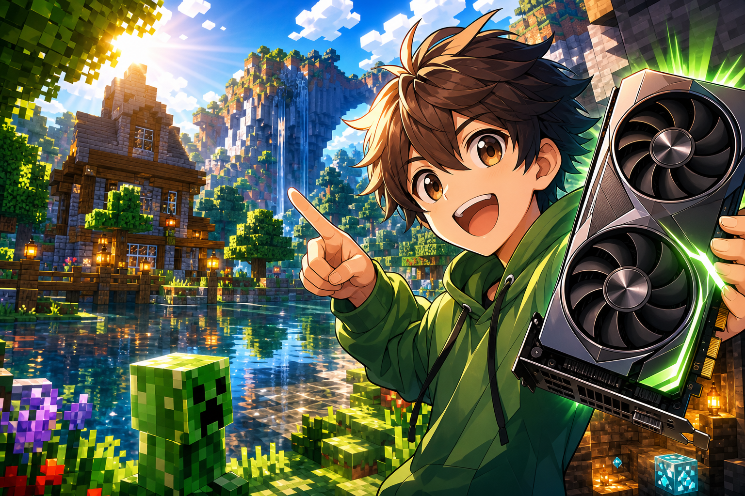 対応グラボとWindows版マイクラで美麗な世界を楽しもう