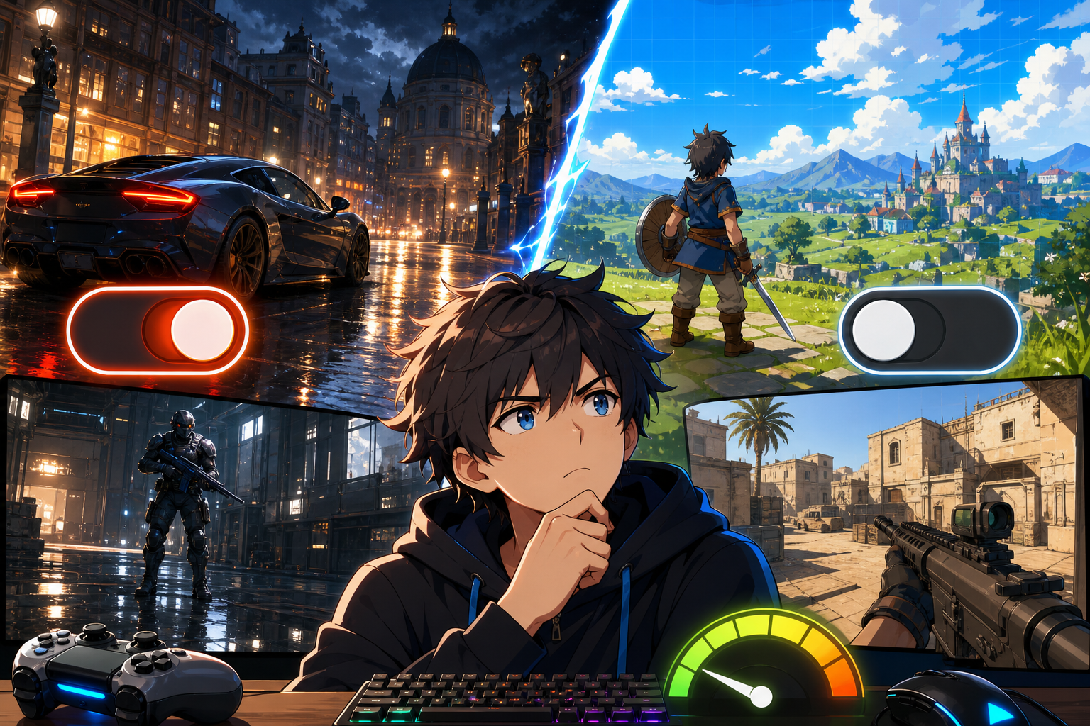 ゲームのジャンル別！おすすめの設定方法
