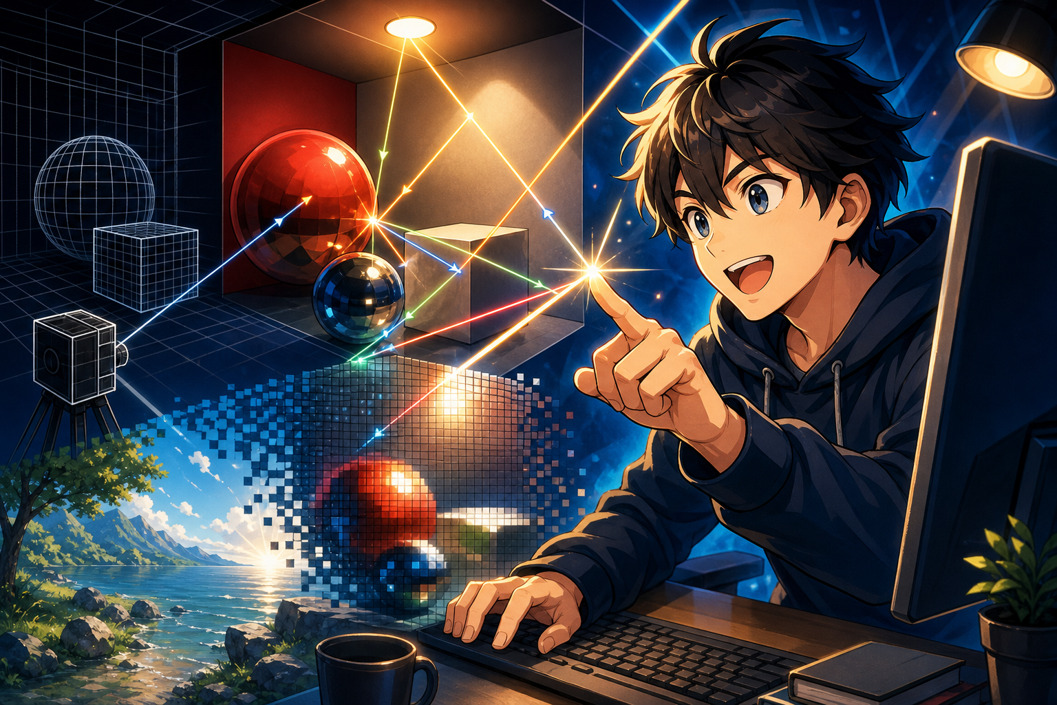 C言語を使ったレイトレーシングの役割と魅力