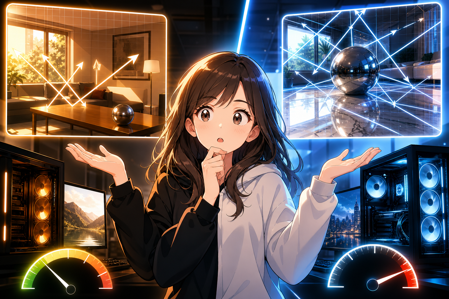 画質と計算負荷のバランスが本質的な違いだよ