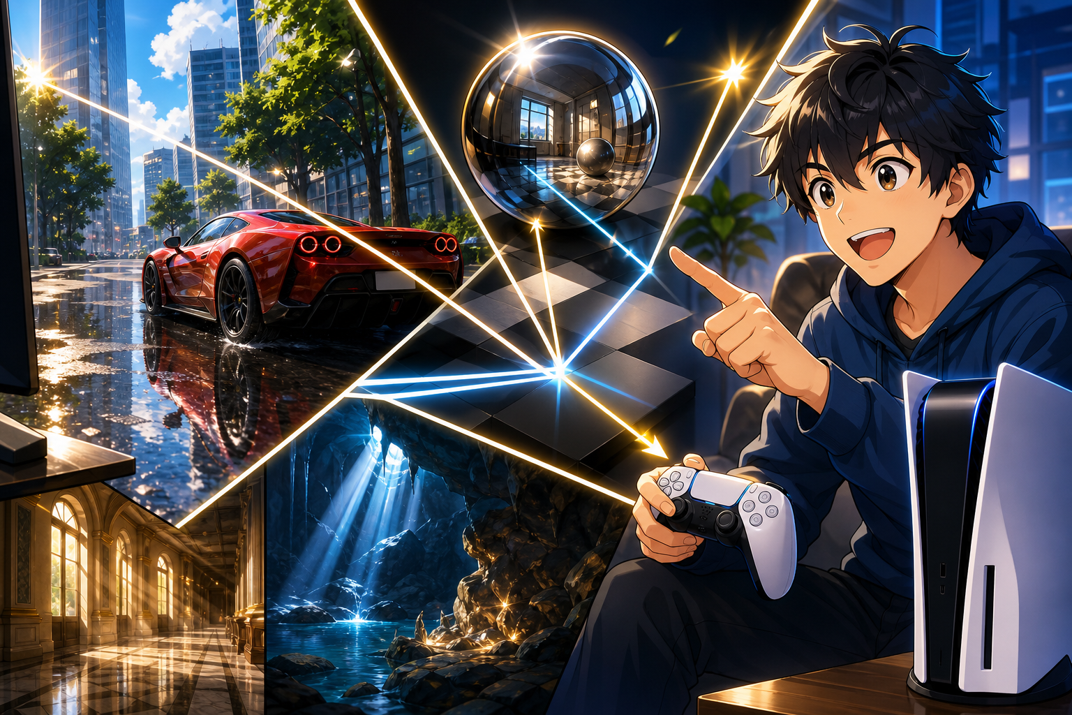 レイトレーシングでゲーム映像が劇的にリアルになる仕組みを紹介するよ