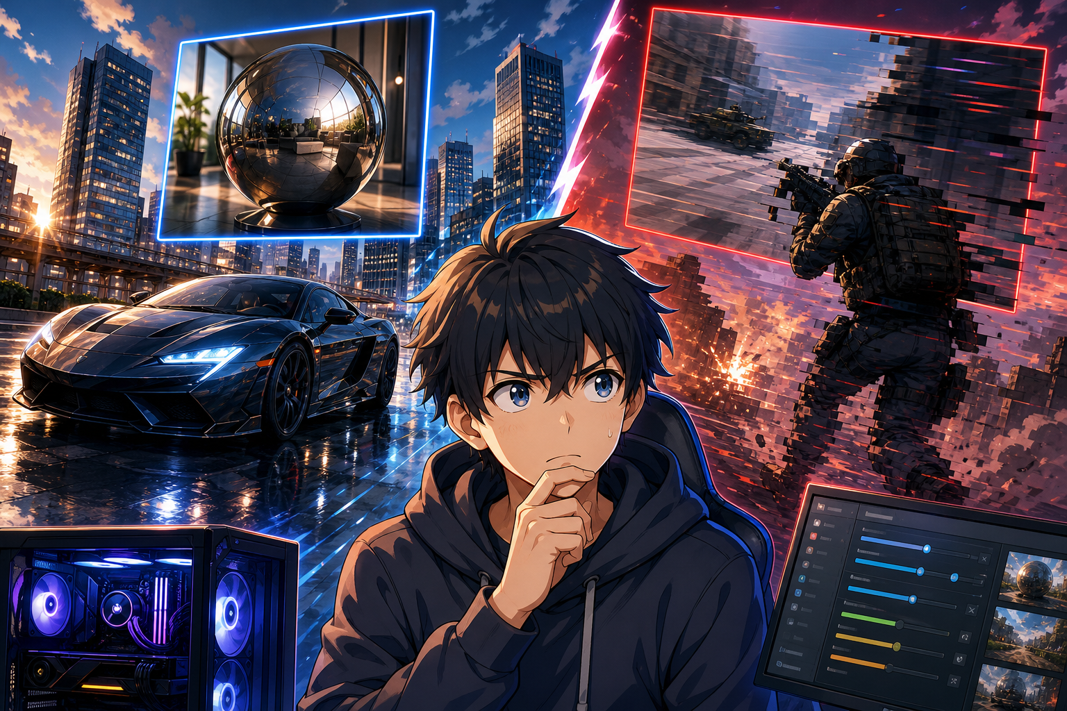 実際のゲームでのFPS低下と設定のコツ