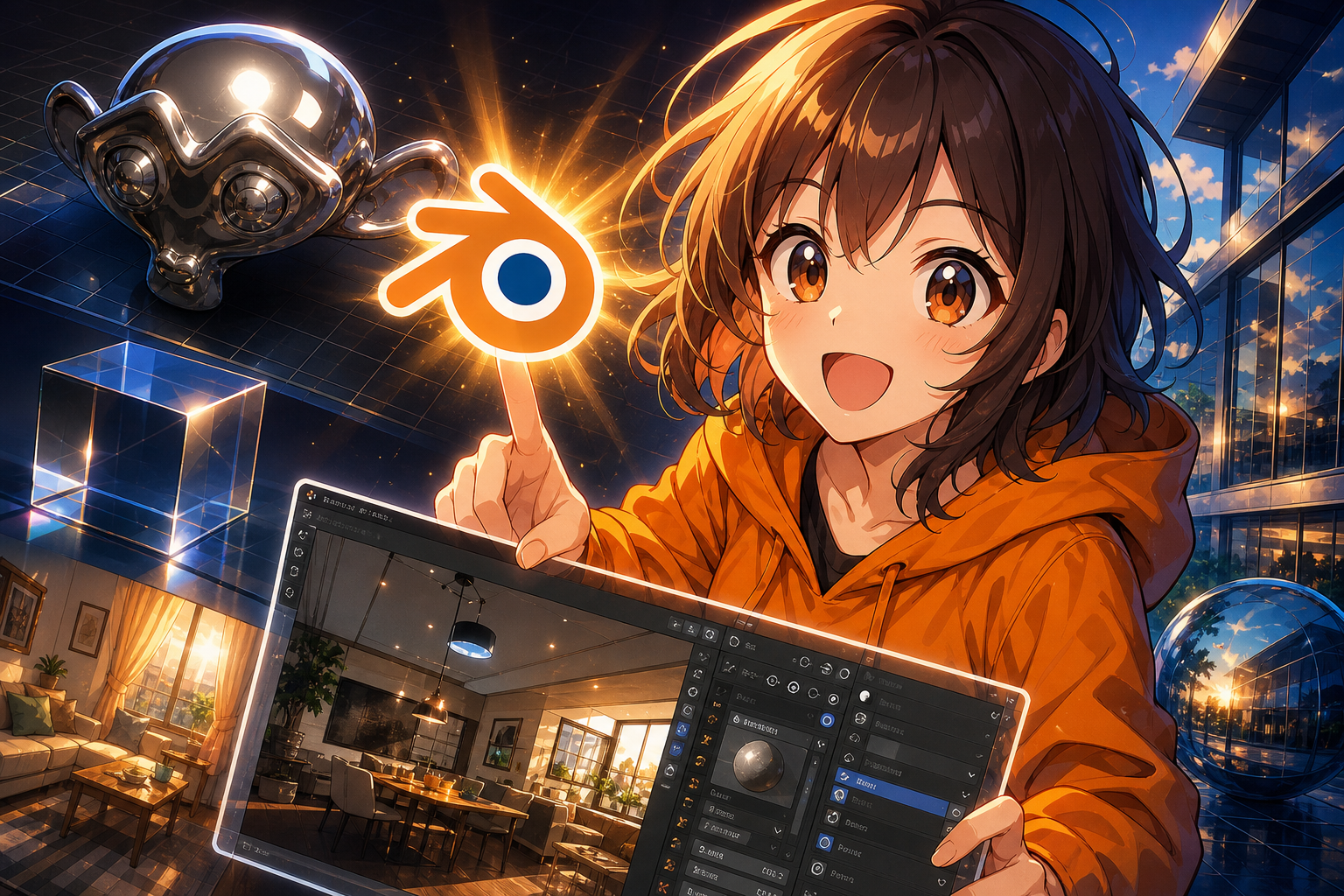 実はBlenderにレイトレーシングはあるんだよ