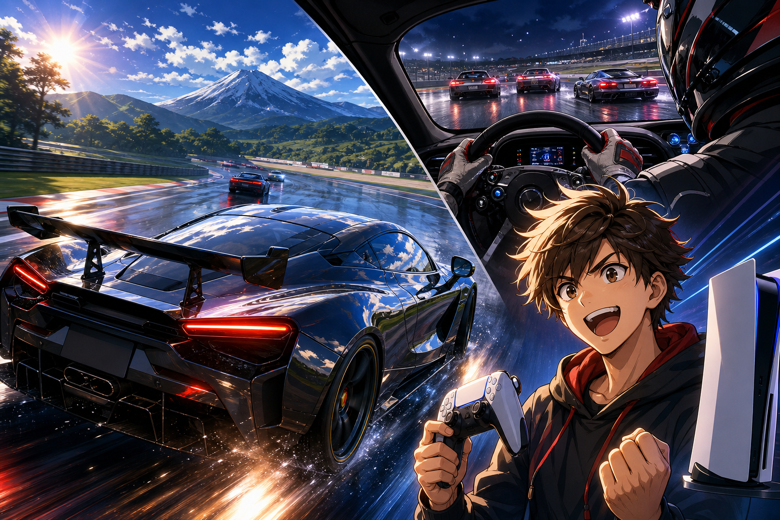 PS5 Proの登場でついにレース中も驚異のグラフィックを体感できる！