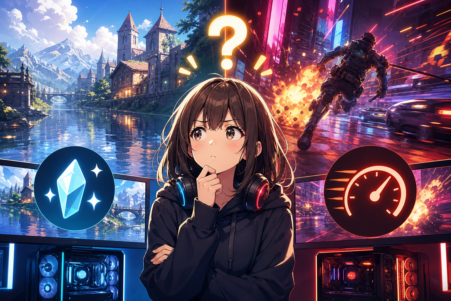 なぜ遊ぶゲームによって必要性が変わってくるの？