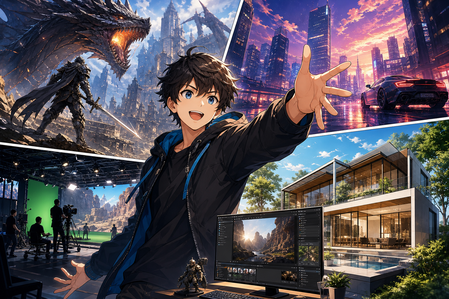 映像やゲーム制作でどう使われているの？具体的な4つのケース