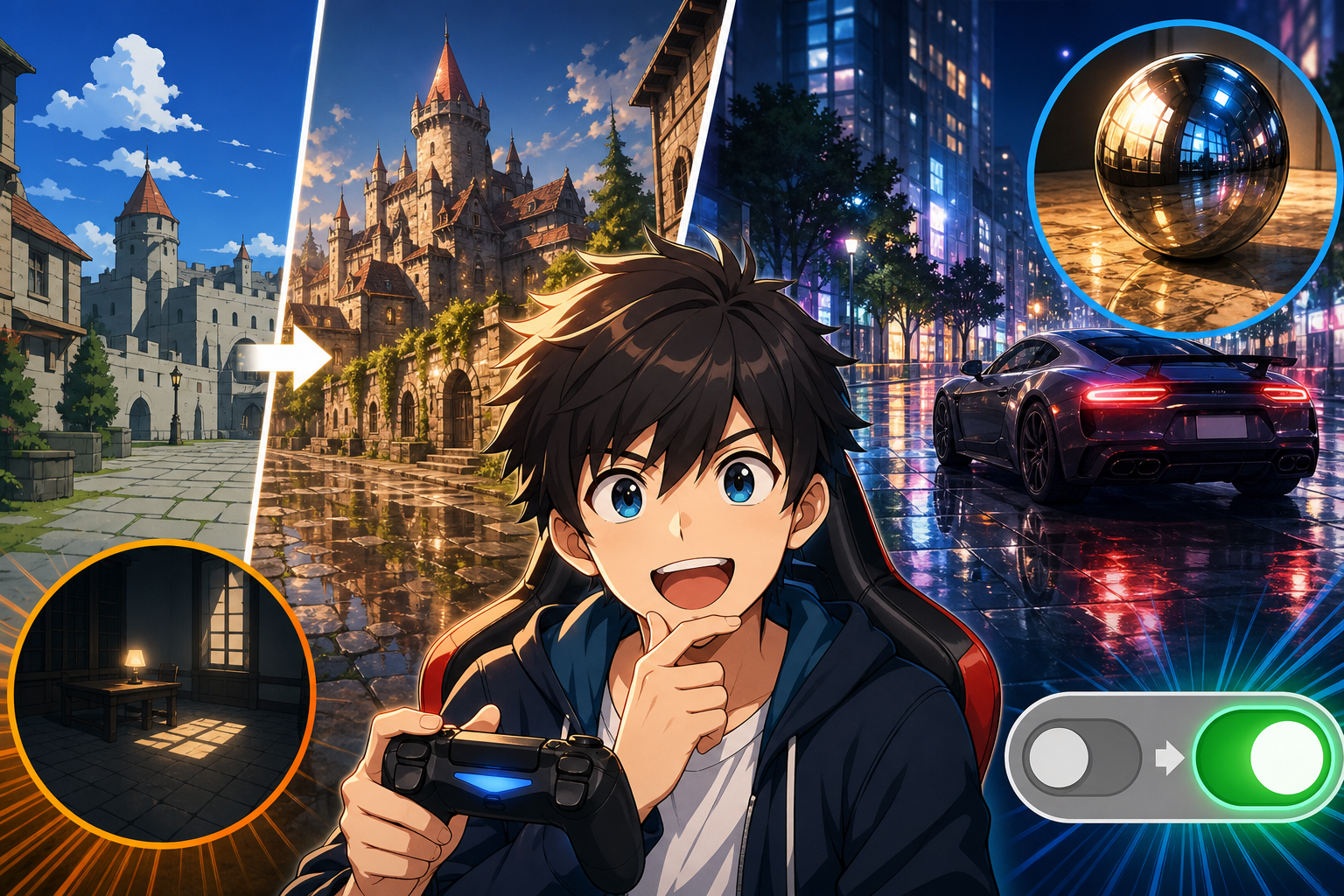 オンにすると感動する！ゲーム内で変わる4つのポイント