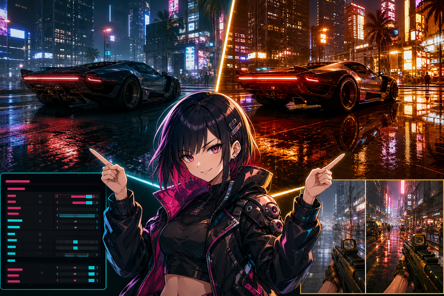 実際のゲーム画面や設定でどう変わる？