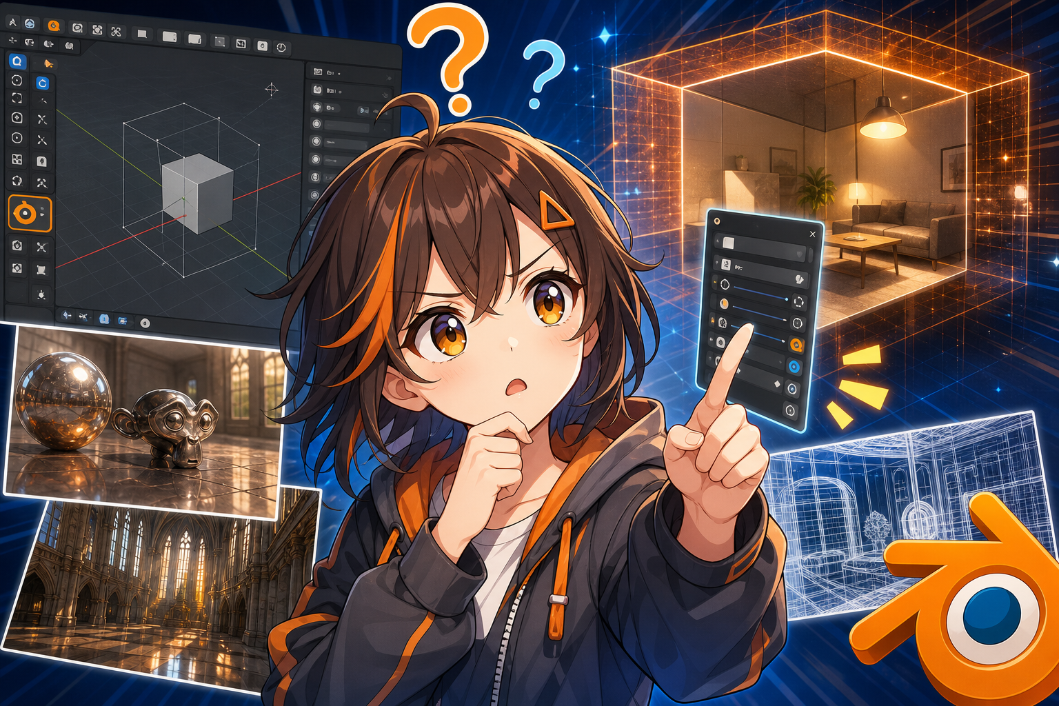 なぜ「場所がわかりにくい」のか？Blenderのレイトレーシングの仕組み